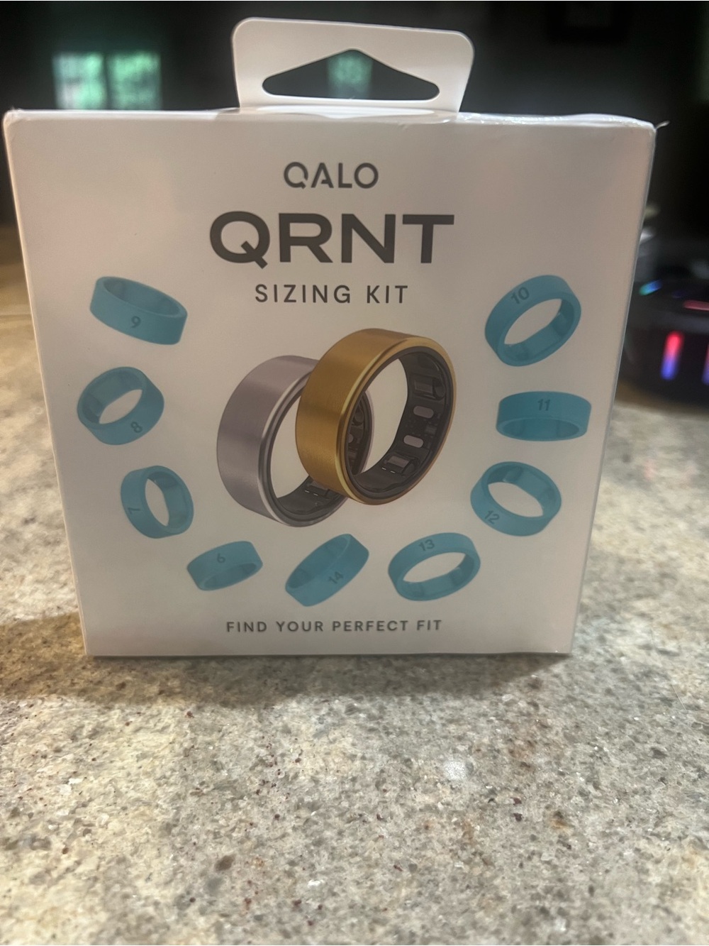 QALO QRNT Women’s Sizing Kit Ring - Gold & Silver